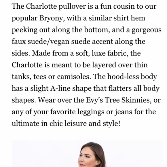 Green Charlotte sweater with Faux leather trim - Picture 7 of 7